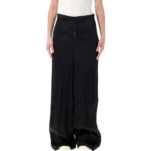 Rick Owens Tailored High-Rise Cupro Satin Trousers - NWT